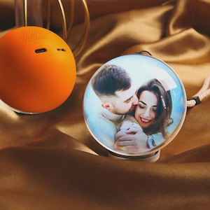 Glass Video Globe Gift | Personalized Video Keepsake | Custom Memory Globe | Unique Gadget Gift for Her Him | Birthday | Anniversary