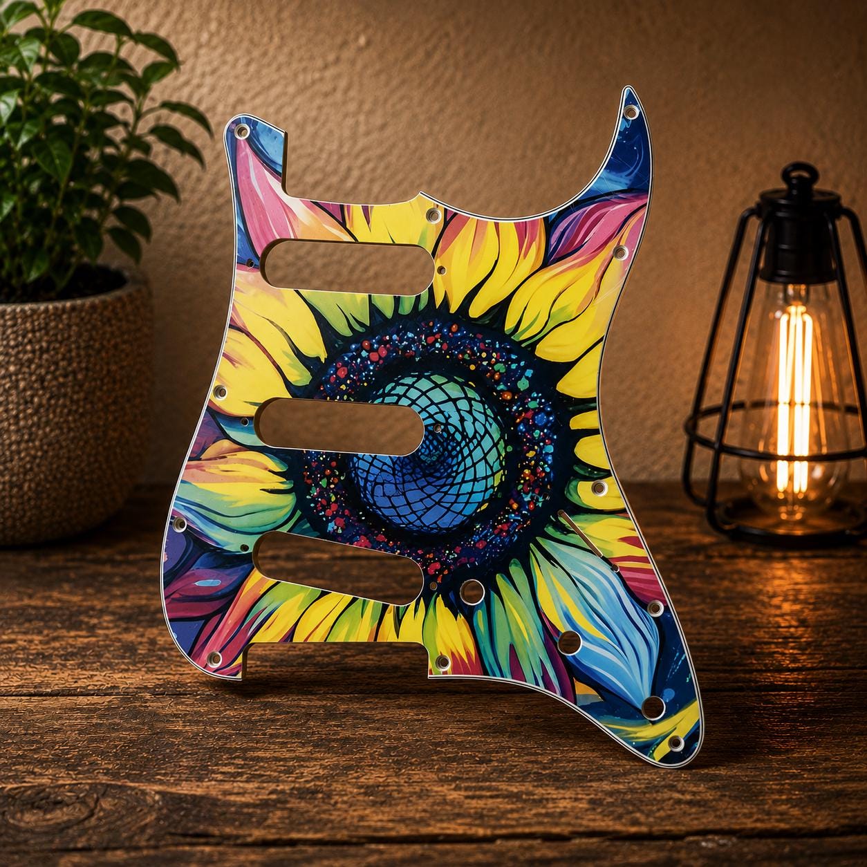 Psychedelic Stratocaster - Etsy