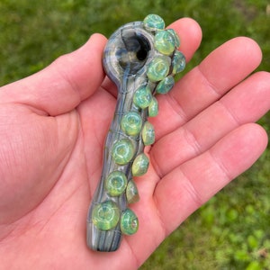 Clear Glass Spoon Pipe, Big Lizard