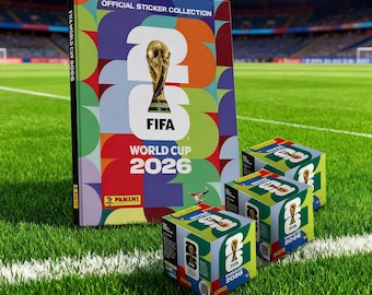 Official Panini 2026 World Cup Sticker Bundle: 3x50 Packs & Hardcover Album