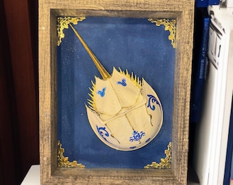 Quadro da parete con granchio a ferro di cavallo
