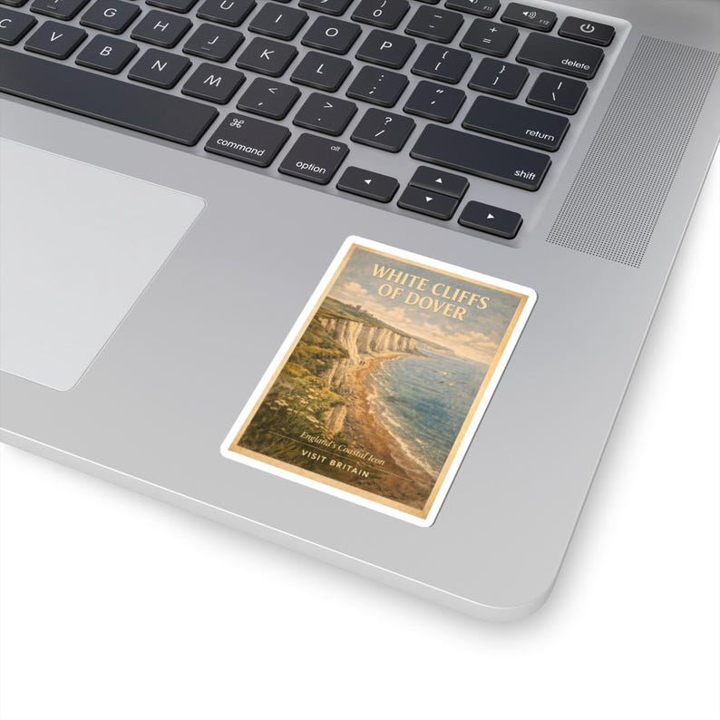 Dover Stickers White Cliffs of Dover Sticker | England Coastal Vinyl Decal | Dover ...