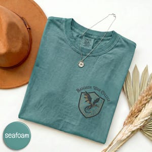 Vintage Basgiath War College, Comfort Color Shirt, Fourth Wing Shirt, Dragon Rider Shirt, Violet Sorrengail Tee, Xaden Riorson image 3