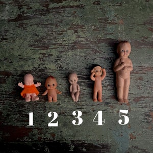 ヴィンテージの小さな赤ちゃん人形、1930年代から1980年代頃の 