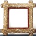 Antique Adirondack Frame Plaster Wood Faux Bois Square Picture Frame ...