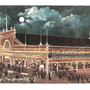 Antique postcard nj atlantic city 1900s new jersey