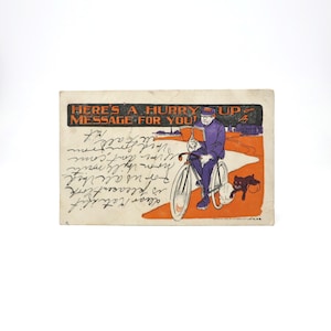 Antieke briefkaart 1906 Rural North Fork Long Island NY