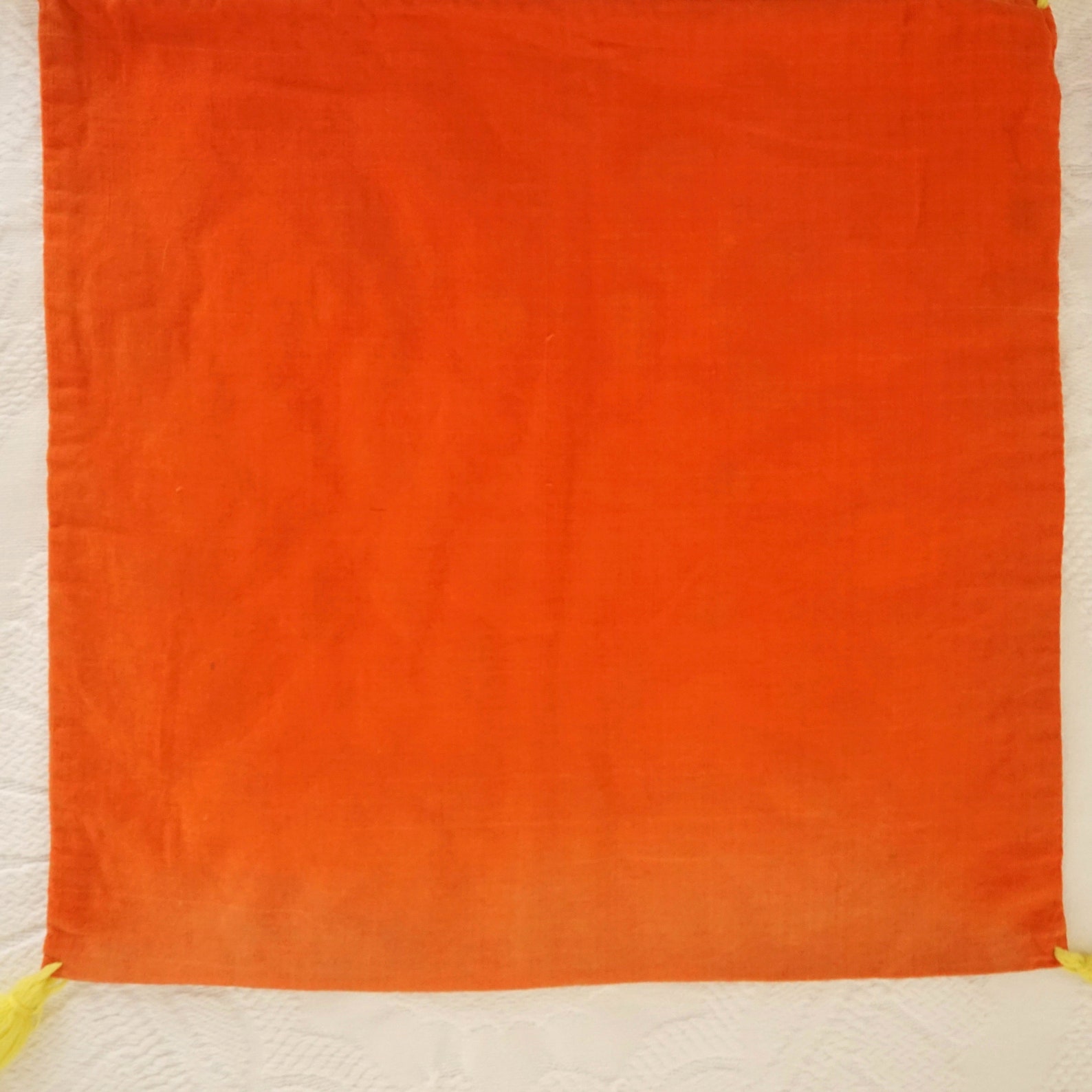 Vintage Toss Pillow Orange Tree of Life Bird Butterflies Etsy