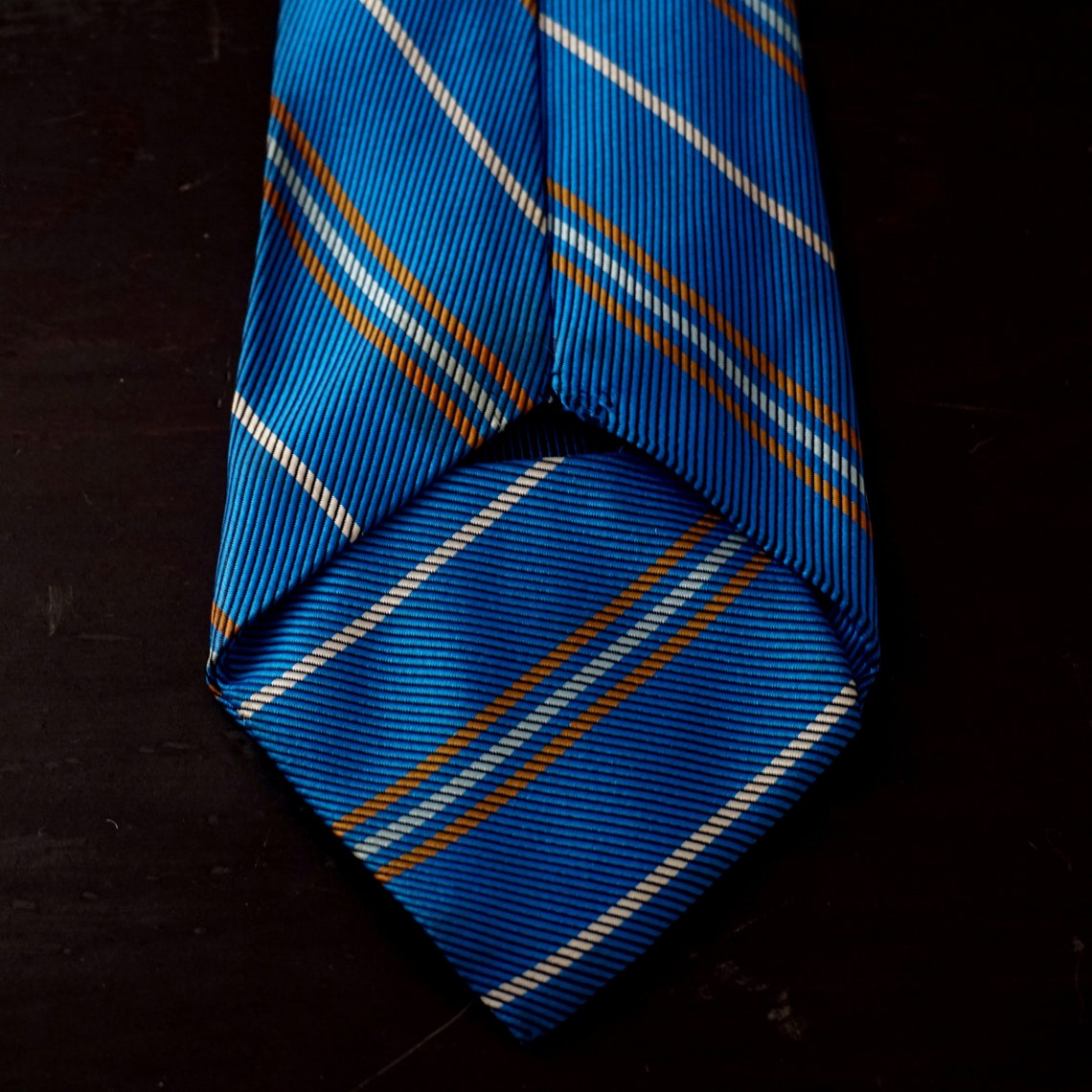 turquoise and brown tie
