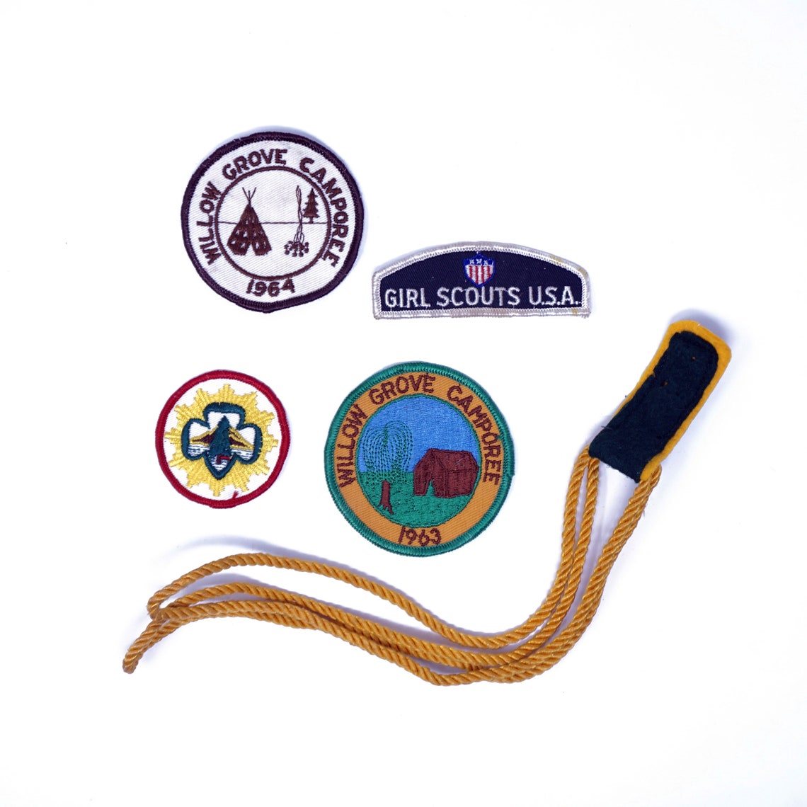 Vintage Girl Scout Patrol Leader Shoulder Cords Official Girl Etsy