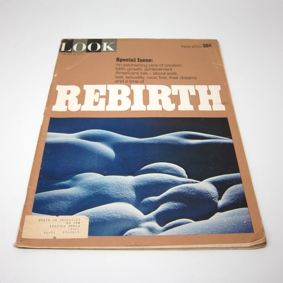 Vintage 1970s Magazine Look 1971 Rebirth Creation America