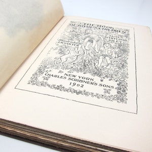 Antique Book of Joyous Children James Whitcomb Riley 1902 image 2