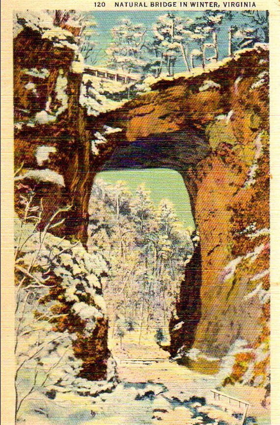 Vintage Postcard Virginia Landmark 1940s Paper Ephemera