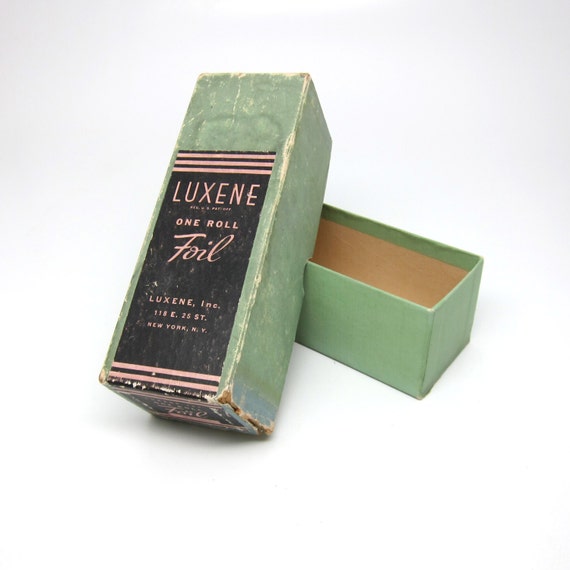 Vintage Box Packaging Luxene Foil Dentists Supply