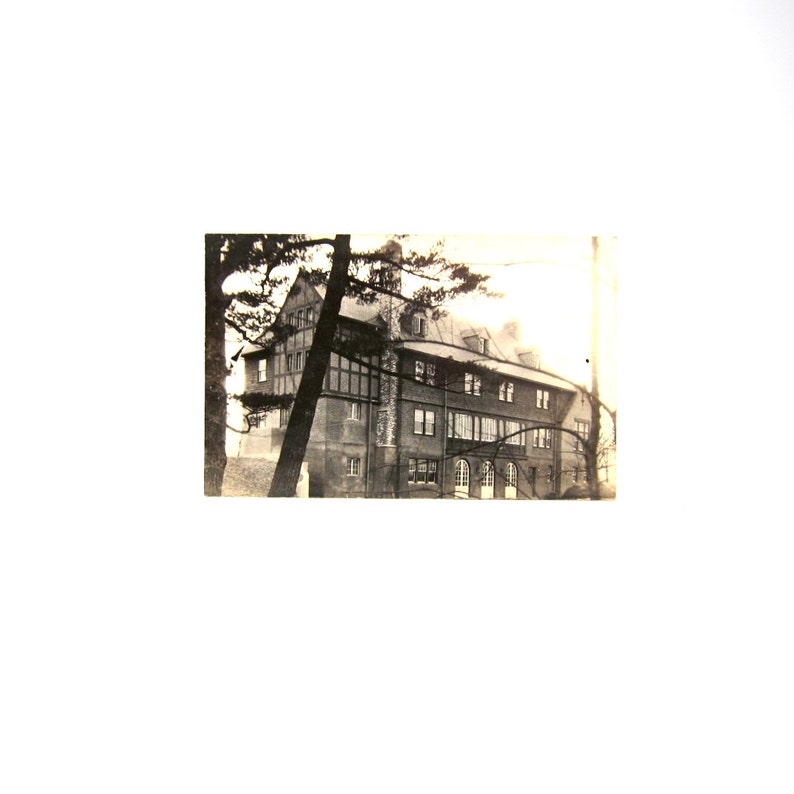 Antique RPPC NoKo Post Card Tudor Building Photo 1910s image 2