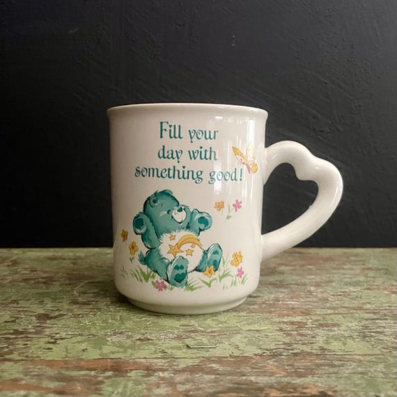 Vintage Care Bears Mug Wish Bear Coffee Cup Fill Your Day With Something Good