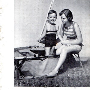 Vintage Patterns Children Knitting Crochet Minerva 40s