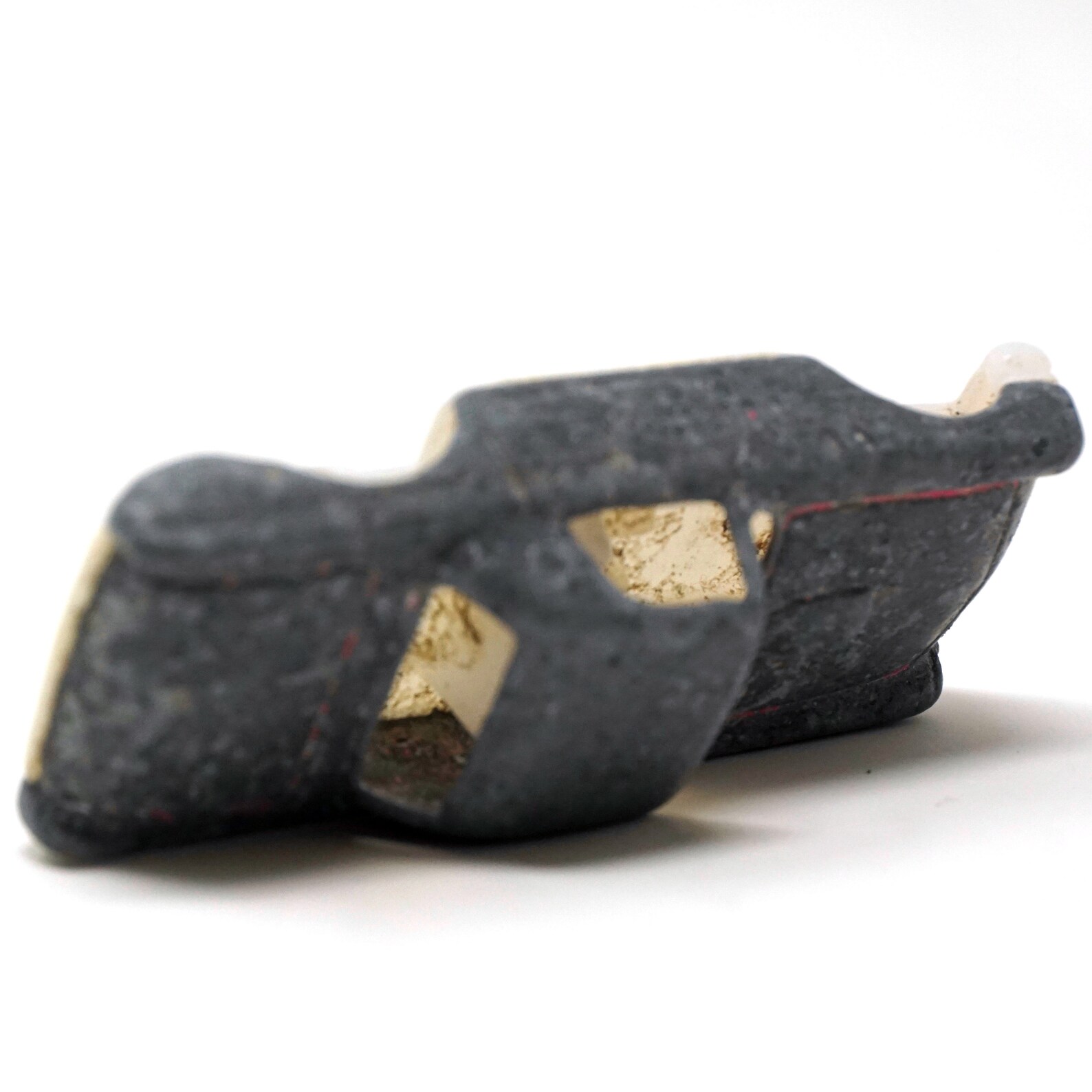 Vintage Toy Car Salvaged Tiny Car Frame Matchbox Grey Red Worn | Etsy