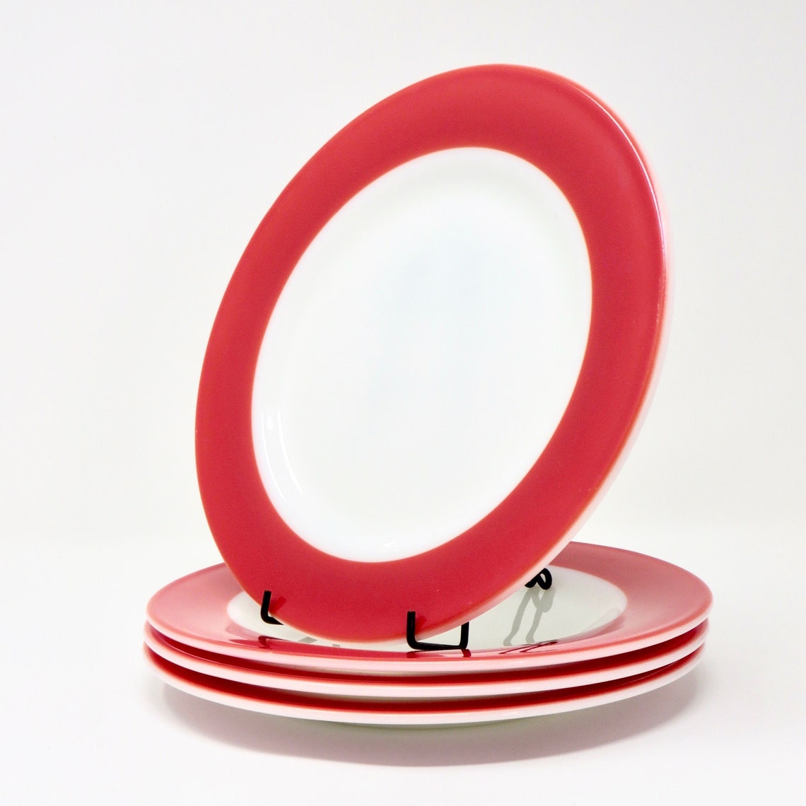 Vintage Pyrex Flamingo Pink Dinnerware Salad Plates 1950s - Etsy