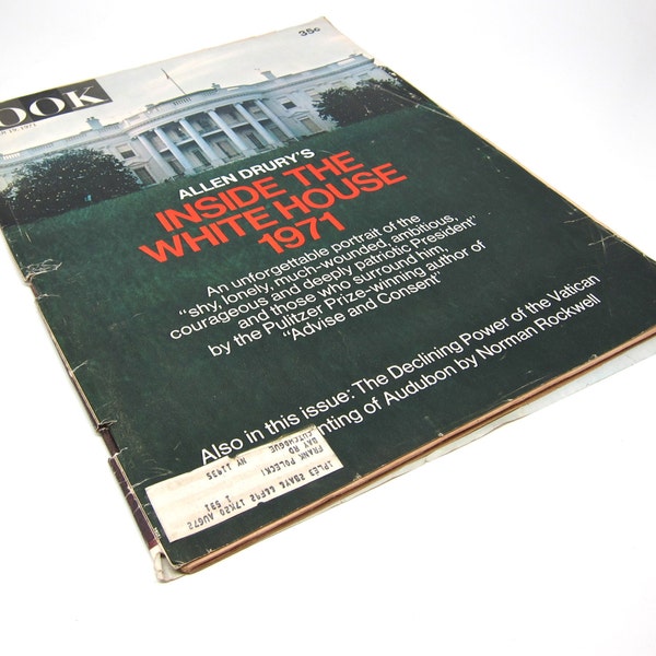 Vintage Look Magazine 1971 Nixon White House Audubon