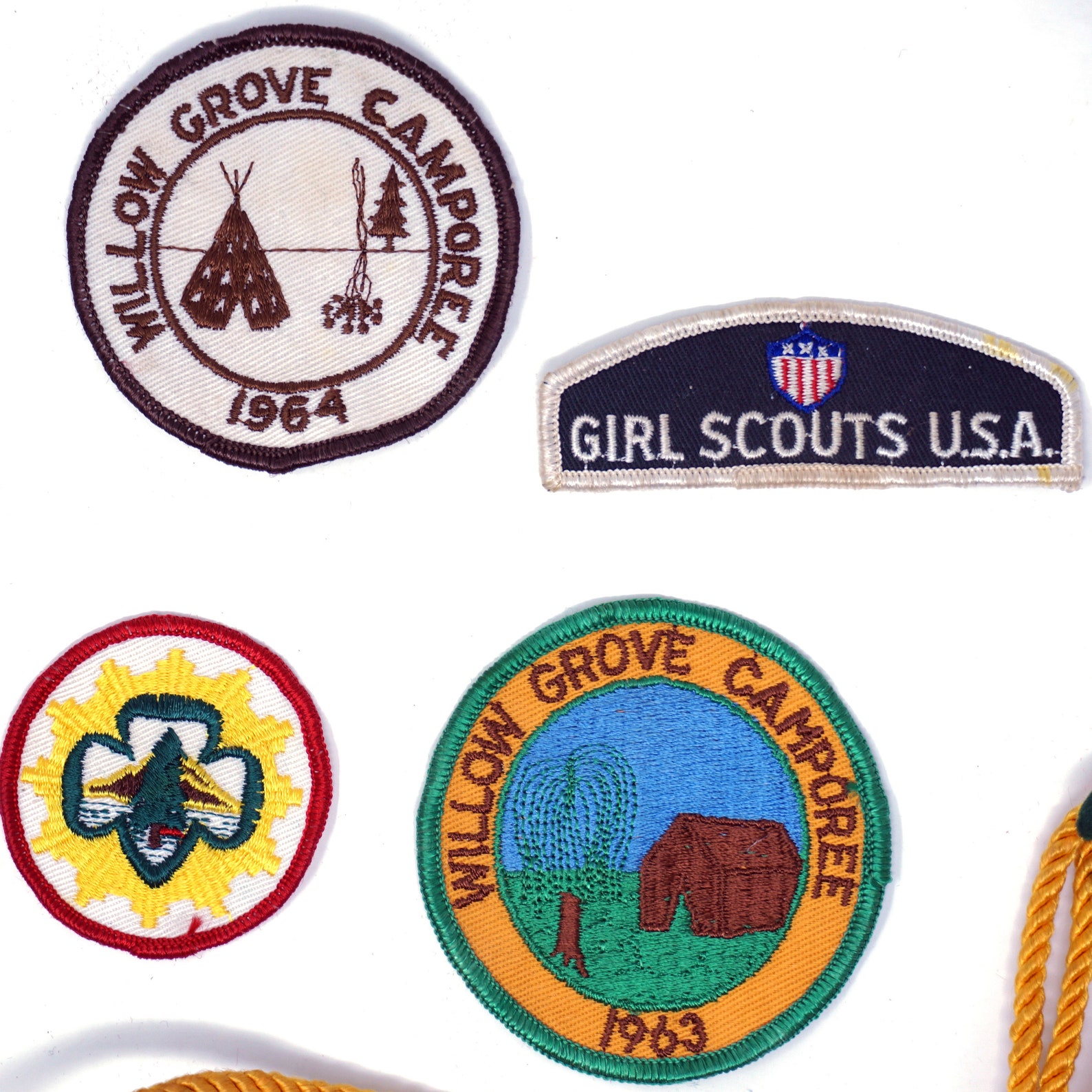 Vintage Girl Scout Patrol Leader Shoulder Cords Official Girl Etsy