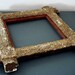 Antique Adirondack Frame Plaster Wood Faux Bois Square Picture Frame ...
