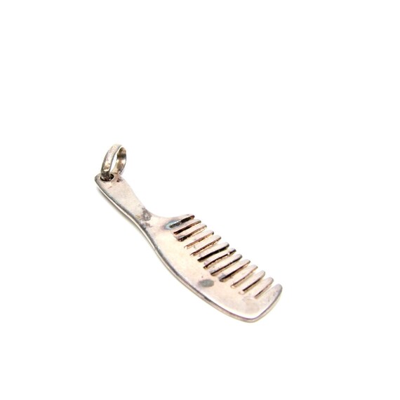 Vintage Charm Comb Silver Hair Comb Hairdresser