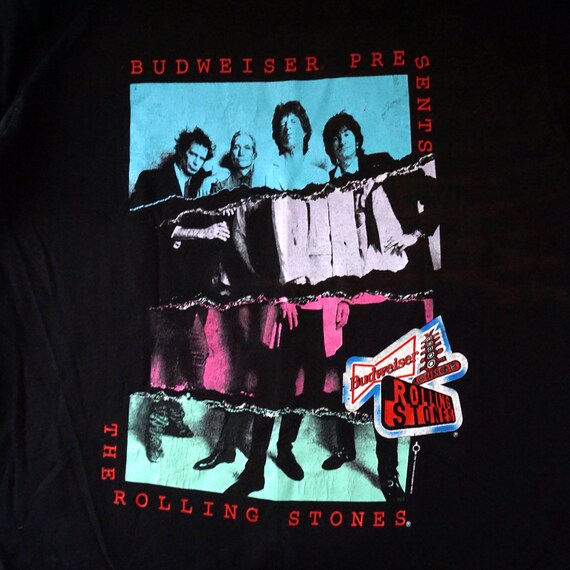 Vintage Rolling Stones Shirt Voodoo Lounge Tour 1994 Budweiser 