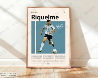 Riquelme Boca Juniors Art Print - Etsy
