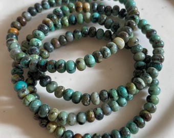 African Turquoise 6mm • Handmade Crystal Bracelet