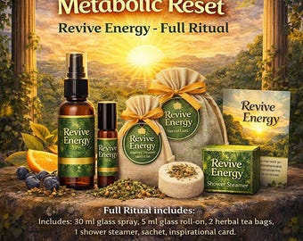 Revive Energy Metabolic Reset Ritual Kit | Botanical Self-Care Set