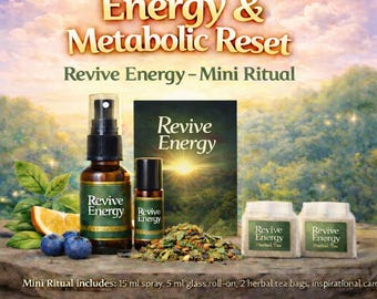 Energy & Metabolic Reset Mini Ritual | Natural Energy Boost, Vitality Routine (Herbal Tea)
