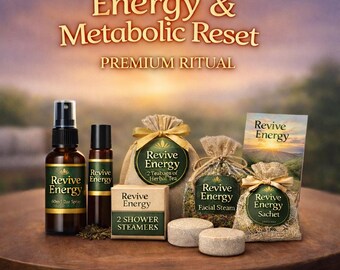 Energy & Metabolic Reset Ritual Kit | Natural Vitality, Clarity, Stress Management