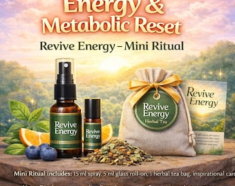Energy & Metabolic Reset Mini Ritual | Natural Energy Boost, Vitality Routine (Herbal Tea)