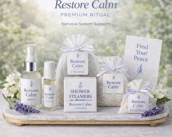 Restore Calm Ritual Kit | Nervous System Support, Self-Care Routine, Stress Relief