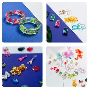 UV Resin Kit for Jewelry Making with UV Lamp, Silicone Molds, Glitter, Pigments, Dried Flowers & Tools, Resin Starter Kit image 14