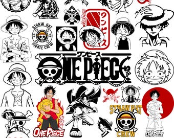 200+ One Piece Svg Bundle, Anime Pirate Adventure Designs Mega Bundle • Manga Style Characters • Digital Download