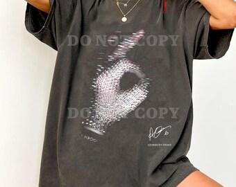 Comfort Colors Drake Mj Glove Graphic Print, Iceman Album Tee