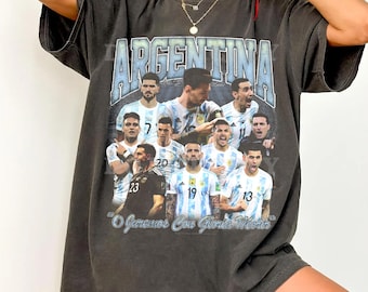 Comfort Colors Argentina Soccer Team T-Shirt