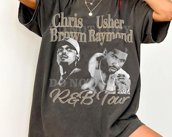 Comfort Colors Chris Brown Usher Raymond R&B Tour 2026 T-Shirt