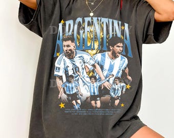 Camiseta Comfort Colors Argentina Soccer Legends