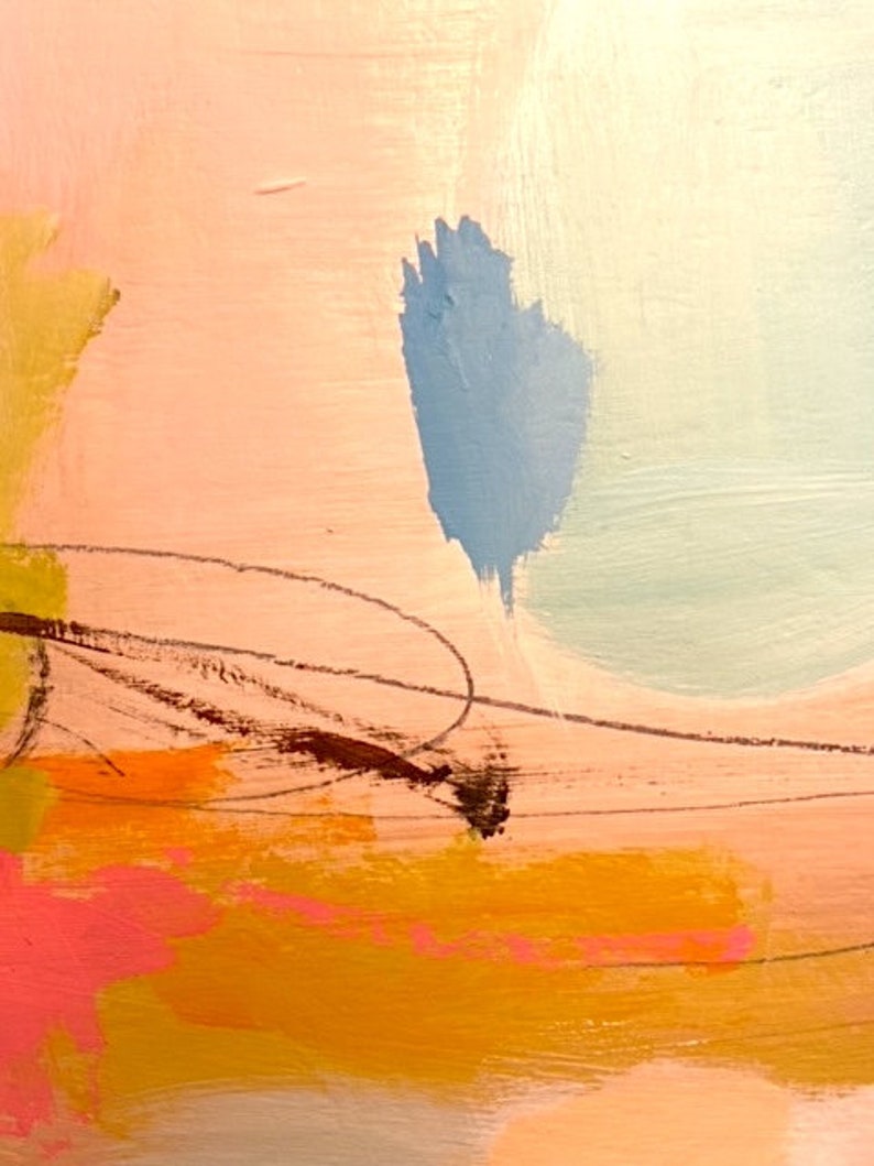 Original Abstract Art Nursery Decor Office Art 16 X 20 Etsy