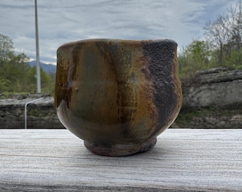 Houtgestookte Tenmoku-kom #4
