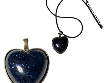 Celestial Midnight Blue or Green Resin Jewelry & Accessories