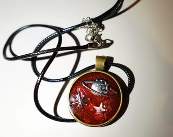 Celestial Planet Pendant - Galaxy Necklace
