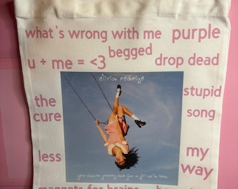Custom Album Cover and Song Title Tote Bags