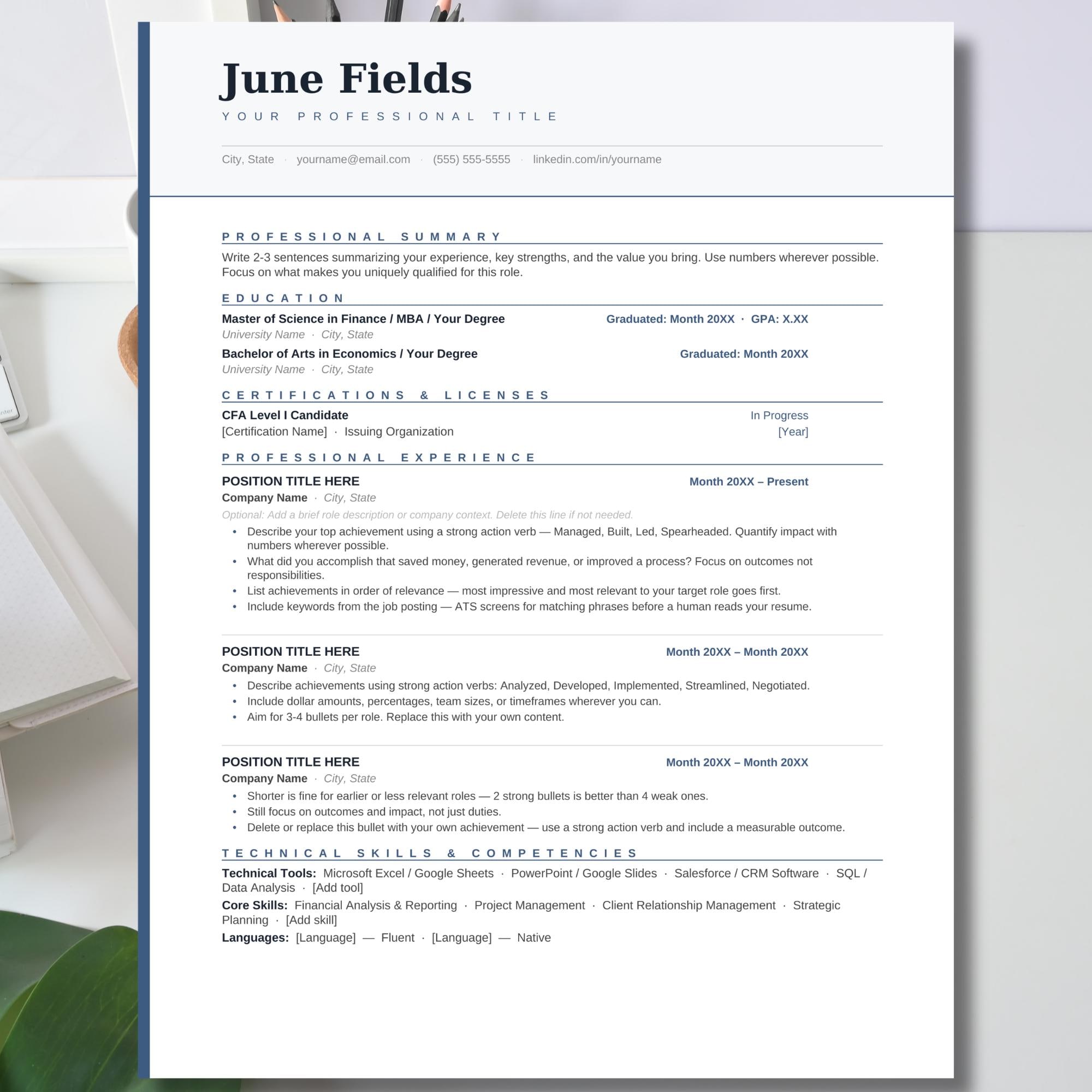 ATS Friendly Resume Template Bundle | Professional Resume Cover Letter ...