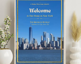 Editable Airbnb Welcome Book Template | Vintage Travel Host Guide (Digital Download)