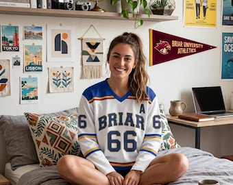 Maillot de hockey Briar U Di Laurentis 66 - Produits BookTok hors campus, sweat-shirt Graham 44, cadeau lecteur romantisme sportif, vêtements livresques 2026