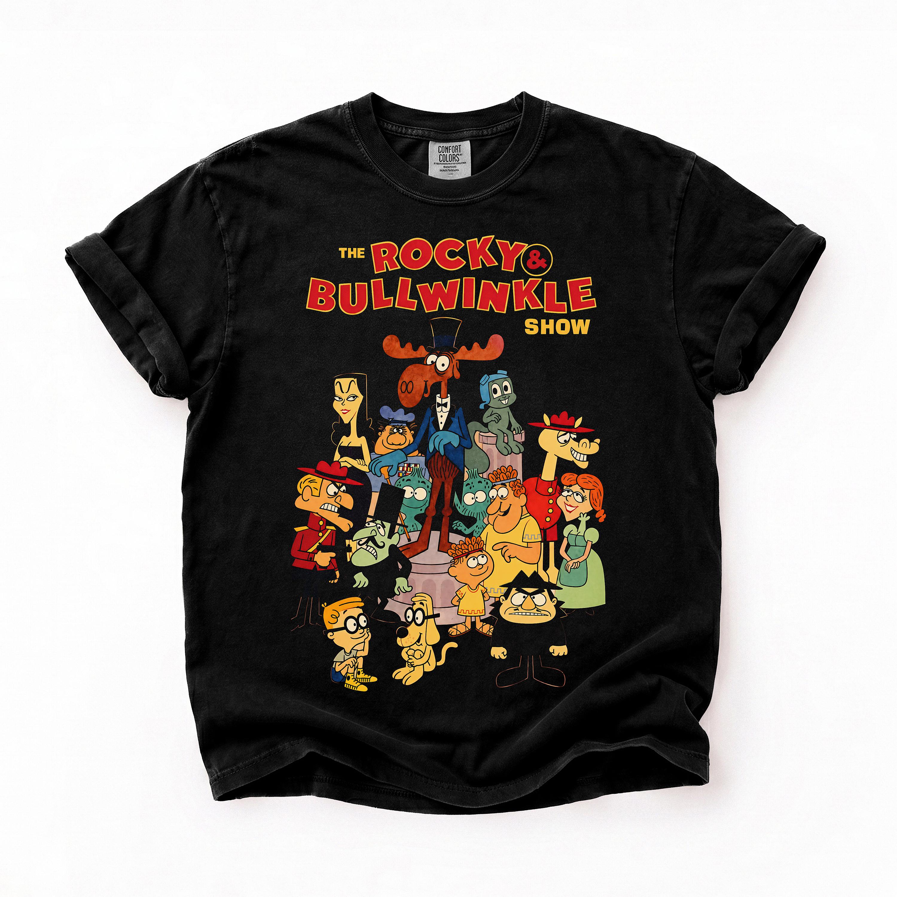 Rocky and Bullwinkle T Shirt - Etsy